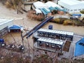 the river flooded the city pool